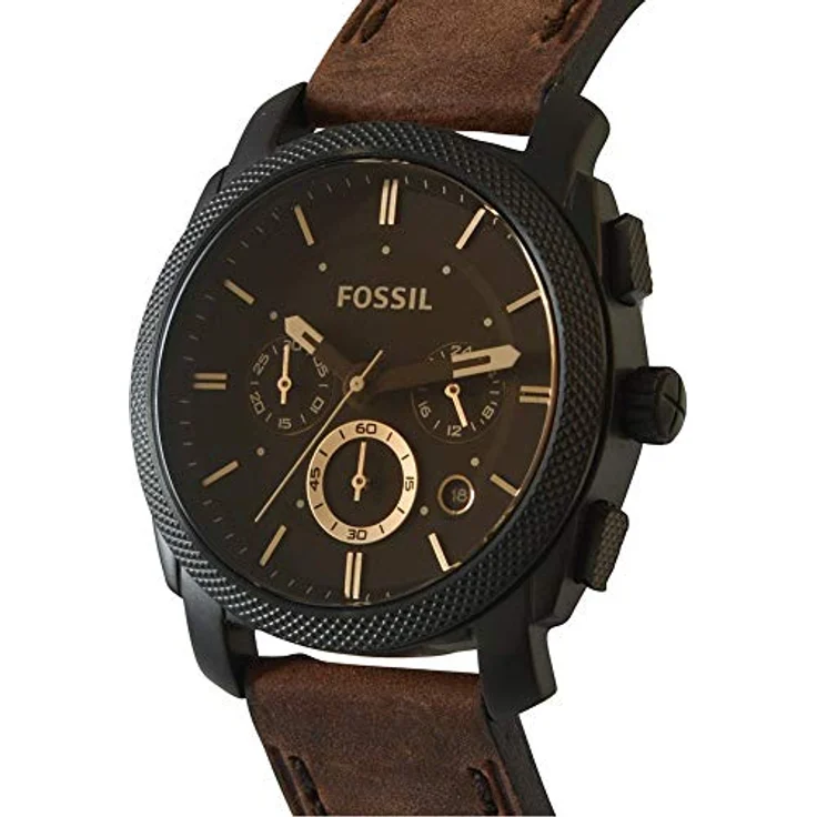 Fossil Herren Armbanduhr FS4656IE Chronograph Leder braun – Bild 5