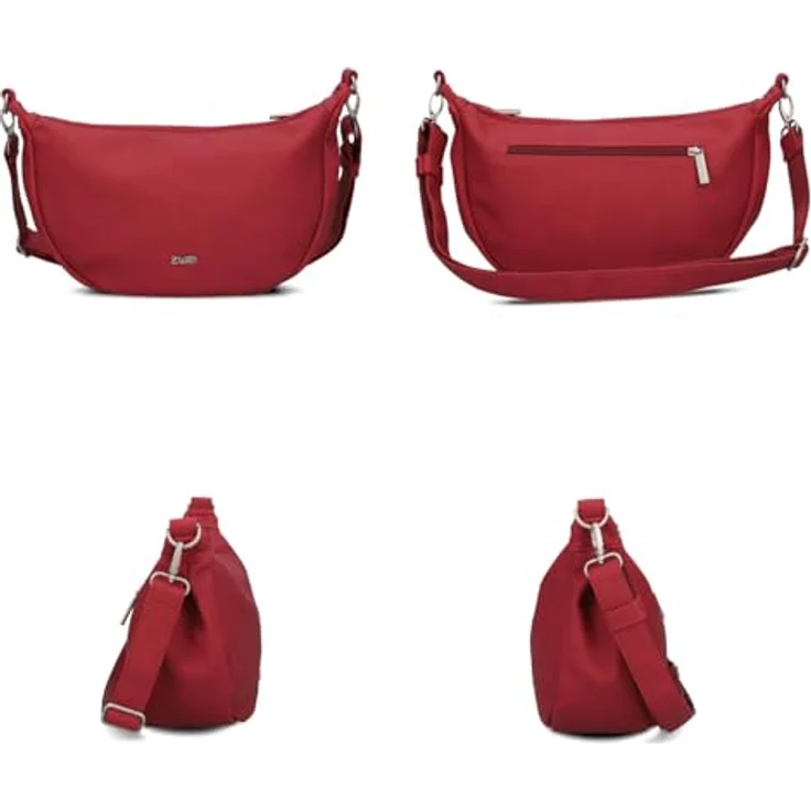 Zwei Rucksack Mademoiselle M70, Sling Bag aus weichem Kunstleder, braun, 34 x 11 x 20 cm – Bild 3