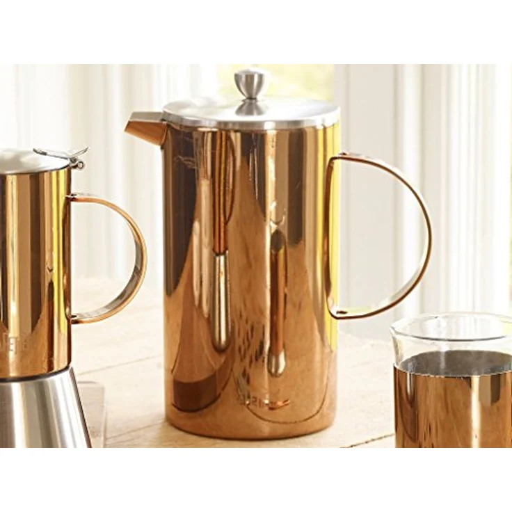 La Cafetière Classic Espresso doppelwandige Cafetière für 8 Tasstn, 1 L (1Ÿ Pints) - Kupfer-Finish – Bild 3