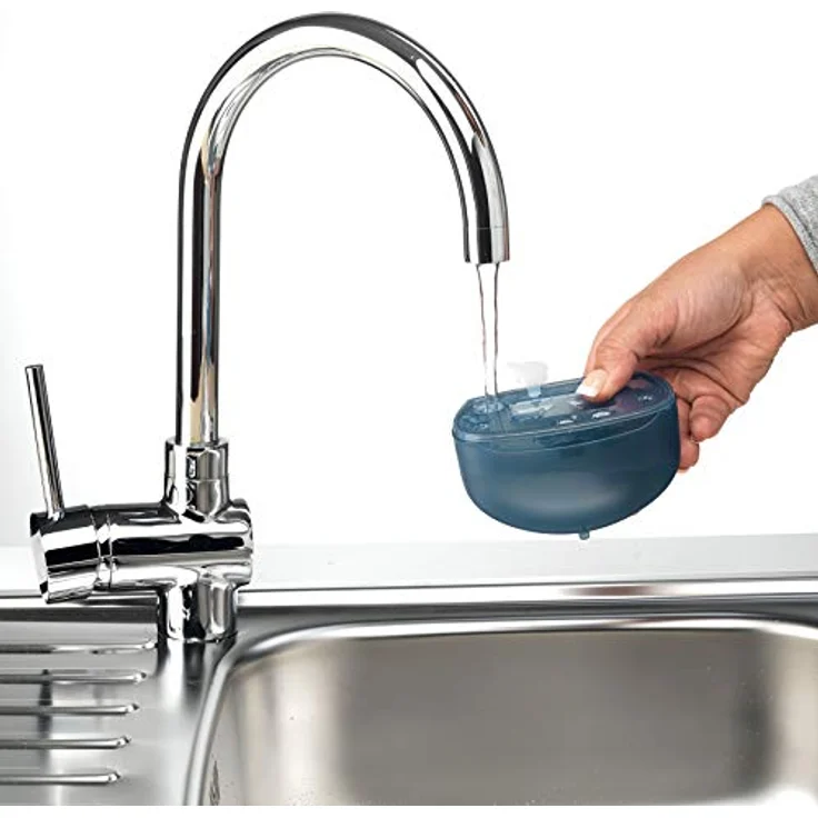 Ariete 6246 3-in-1 Duetto Dampfbürste, 1000, Weiß, Blau, Steamer – Bild 2