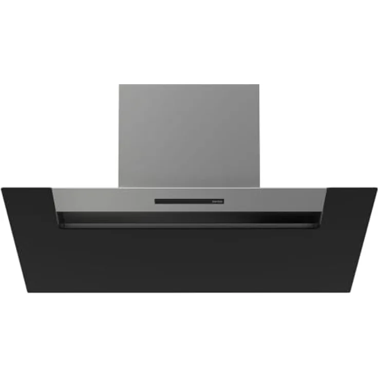 Berbel Ergoline 2 BKH 90 EG 2, Kopffreihaube, Wandmontage, Breite 89,8 cm, BackFlow-Technologie, EcoSwitch, Nachlaufautomatik, Schwarz