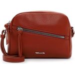 Tamaris TAS Alessia, Umhängetasche in Uni-Design mit Echtleder-Optik, angenehm weich, Schwarz