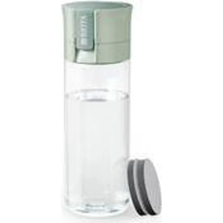 BRITA Wasserfilter-Flasche Vital Hellgrün (128333), Stylische Flasche für unterwegs mit MicroDisc Filter