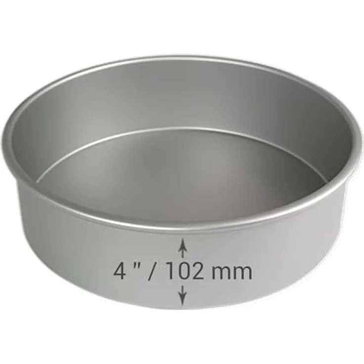 PME RND134 Runde Backform aus eloxiertem Aluminium, 330 x 102 mm, Silver, 33 cm – Bild 2