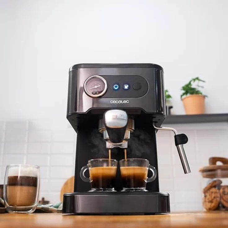 Cecotec Power Espresso 20 Pro, Espressomaschine in Dark Inox mit 20 bar Druckpumpe und 1,5-Liter-Wassertank – Bild 7