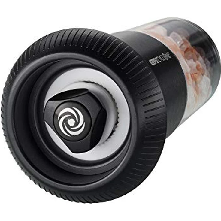 GEFU Salz- Pfeffermühle X-PLOSION S 10,7cm - CYCLONE Mahlwerk - Profi Mühle mit Aromatresor, schwarz – Bild 4