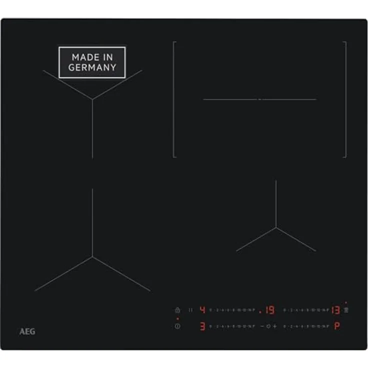 AEG Induktions-Kochfeld Serie 5000 TO64ICOFIT, Kratzresistente SaphirMatt SE-Oberfläche, 4 Kochzonen, Made in Germany, Bräterzone
