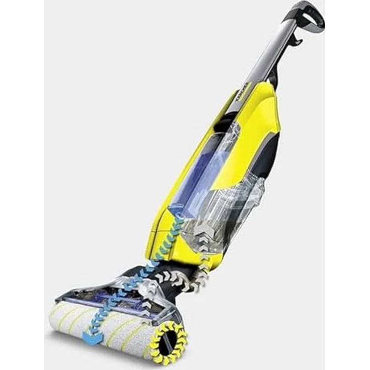 Kärcher FC 5 Cordless Elektrischer Bodenreiniger zum Wischen mit Saugfunktion (Flächenleistung je Tankfüllung: 60 m², waschbare Mikrofaserwalze, flexibles Drehgelenk) – Bild 2