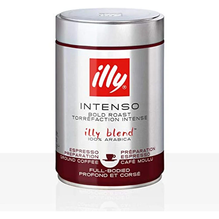 illy Kaffeepulver Intenso 250g Dose dunkle Röstung gemahlener Filterkaffee – Bild 2