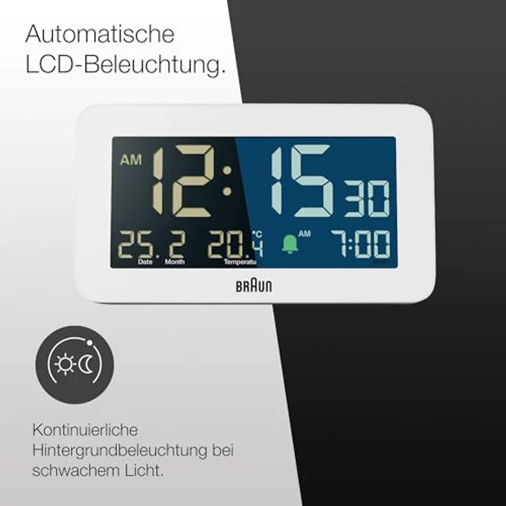 Braun BC10W digitaler Wecker – Bild 5