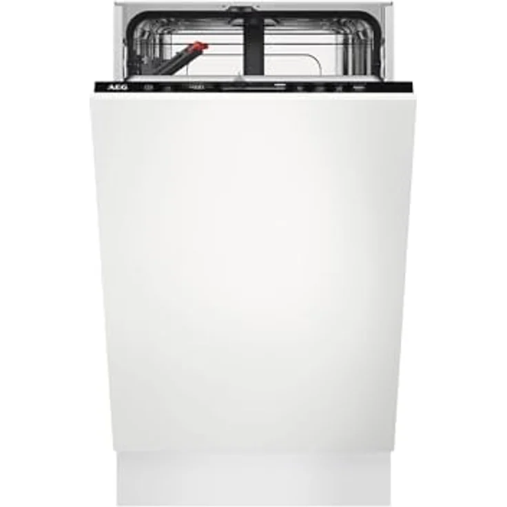 AEG FSE73427P Vollintegrierbarer Einbaugeschirrspüler mit AirDry Technologie, 7 Spülprogrammen, ExtraSilent 42dB, Schwarz – Bild 2