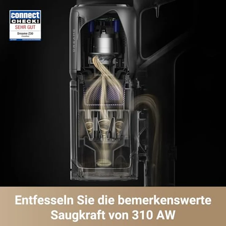 Dreame Z30 Kabelloser Akkustaubsauger Anthrazit 310 AW – Bild 2