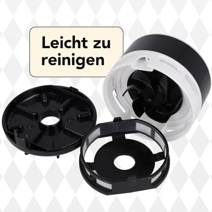 Clauss CL-50001 00 Mini-Sauger 2Clean, batteriebetrieben, schwarz-weiß – Bild 5