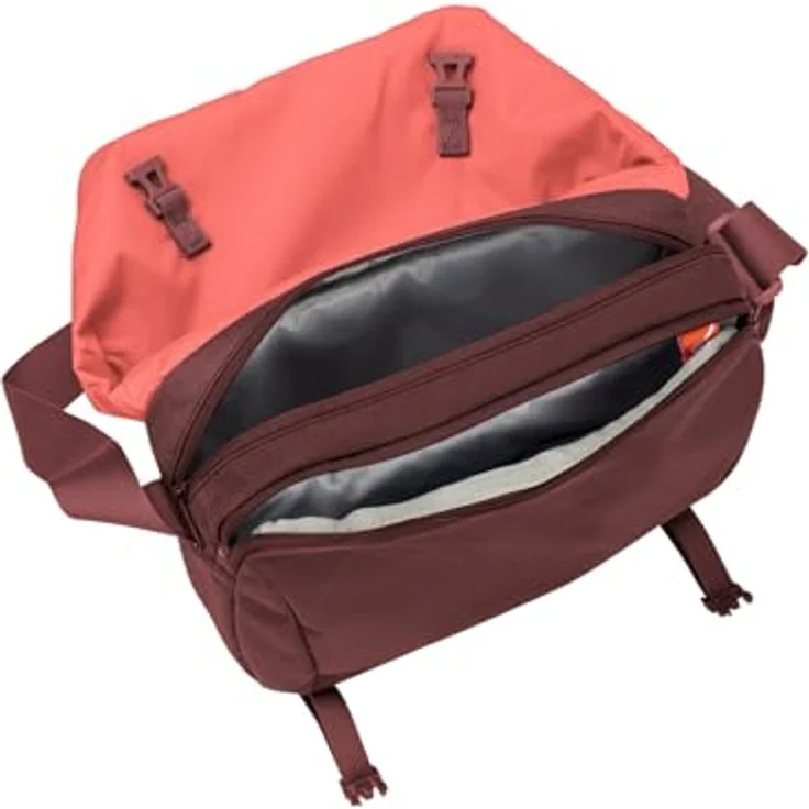 Vaude Rom III Umhängetasche S, 24 cm, rot, 100% Polyester, dunkles Kirschrot – Bild 3
