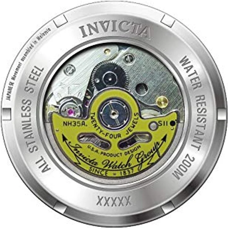 Invicta Pro Diver 17045, Edelstahl Automatikuhr für Herren mit schwarzem Zifferblatt, 40mm, 20 bar wasserdicht – Bild 2