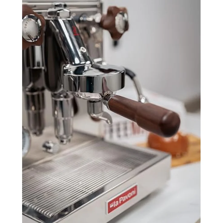 La Pavoni New Cellini Classic, Semiprofessionelle Espresso-Kaffeemaschine LPSCCS01EU, 1400 W, Edelstahl, mit Drehventilen, Dampf- und Heißwasserlanze – Bild 5