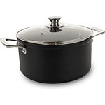 Genius Cerafit Plasma Kochtopf, Edelstahl, 5 liters, 24 cm