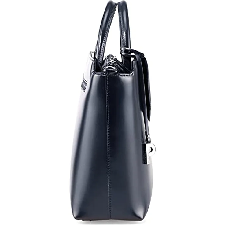 Picard Shopper Berlin aus Rindsleder, eleganter Shopper mit feinem Glanz, schwarz – Bild 4