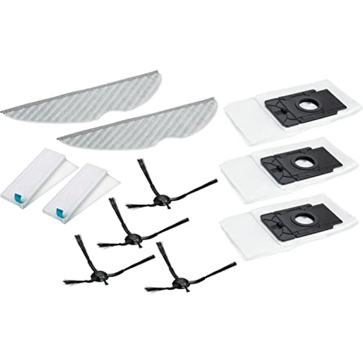 Medion® Saugroboter Zubehör-Set MD 20004, 1-tlg. Packung mit 2x Wischmop und 2x H13 Filtern, weiß – Bild 1