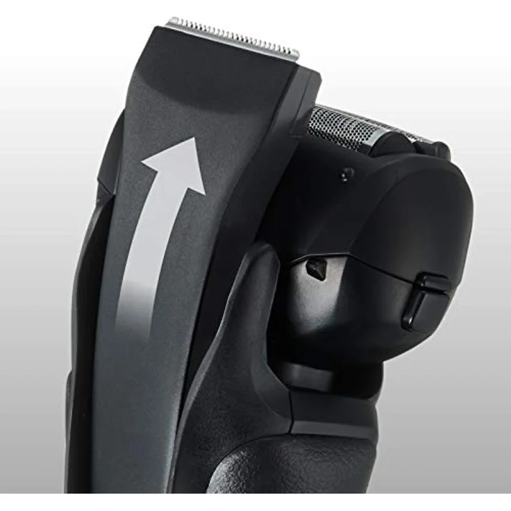 Panasonic ES-RT37-K503 Wet&Dry Herren Rasierer mit 3 Klingen für schnellen und präzisen Schnitt, Multidirektionaler Scherkopf, versenkbarer Trimmer, waschbar, Schwarz – Bild 5
