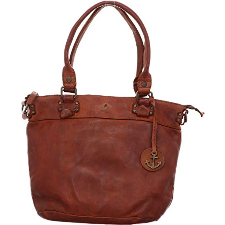 HARBOUR 2nd Shopper Anchor-Love Bianca (1-tlg) aus Rindleder, mit Anker-Anhänger, Farbe: Vintage-Charme – Bild 2