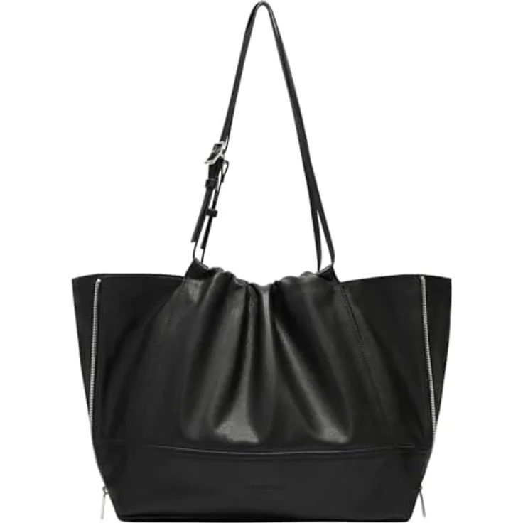 Liebeskind Lou 2 Shopper Tasche, 100% Leder, 36 cm, schwarz