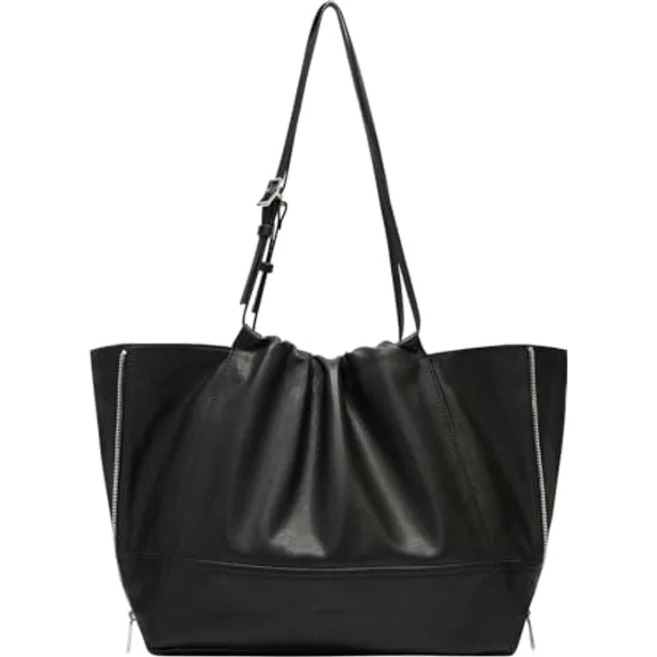Liebeskind Lou 2 Shopper Tasche, 100% Leder, 36 cm, schwarz – Bild 1