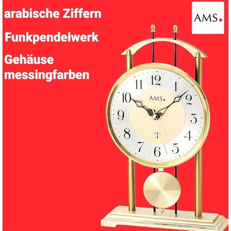 AMS Tischuhr Funk 5193 – Bild 5