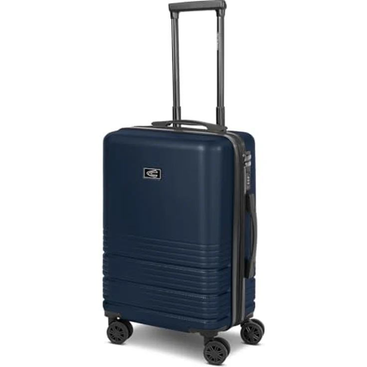 camel active Hanoi Kabinen-Koffer, Hartgepäck Trolley 34 x 22 x 56 cm, 38 Liter, 4 Doppelrollen, Zahlenschloss, für Damen und Herren, aus robustem Polycarbonat – Bild 1