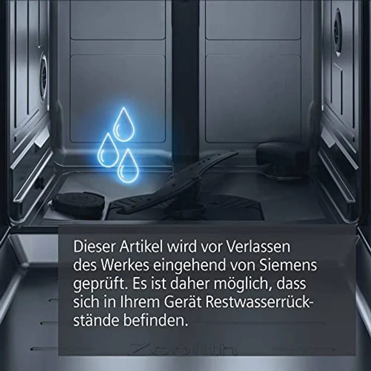 Siemens SN53ES06VE Smarter Geschirrspüler, Teilintegrierte Spülmaschine, 60 cm, WiFi-fähig, varioSpeed Plus, autoOpen dry, varioFlex-Korb, programmDownload – Bild 12