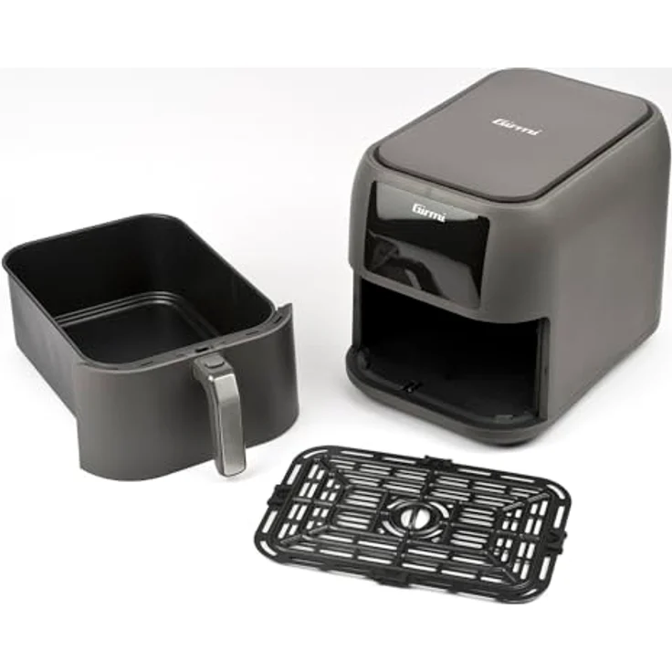 Girmi FG92 "Ecofrit Deep" Heißluftfritteuse, XXL Kapazität 8 Liter, 1700 W, BPA/PFOA-frei, Antihaftbehälter, Digitaldisplay mit 7 Programmen, Sicherheitstaste, Rezeptbuch inklusive – Bild 5