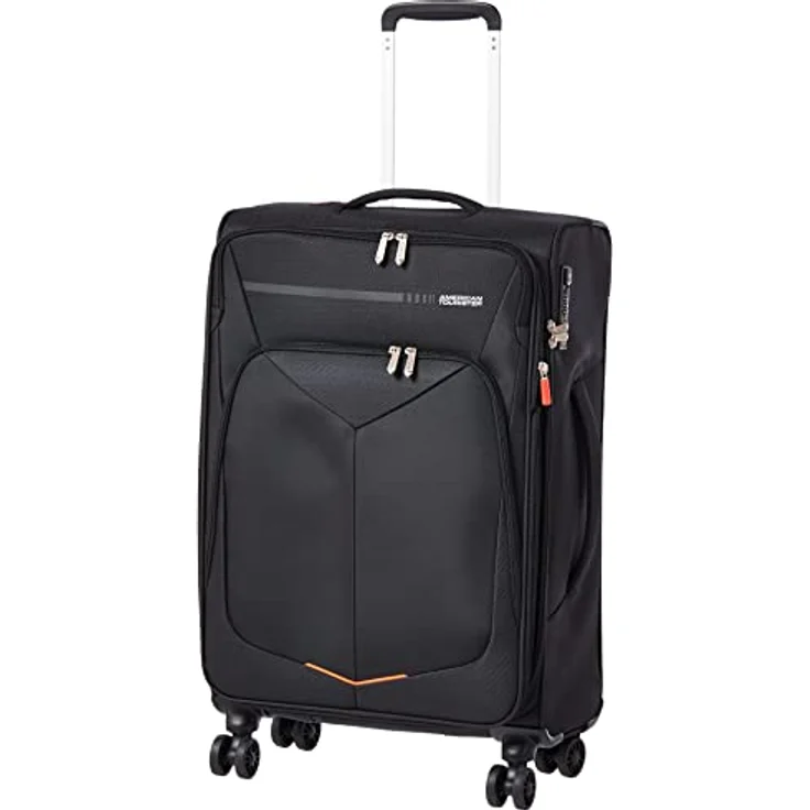 American Tourister Summerfunk Koffer, 79 cm, 119 Liter, Black – Bild 1