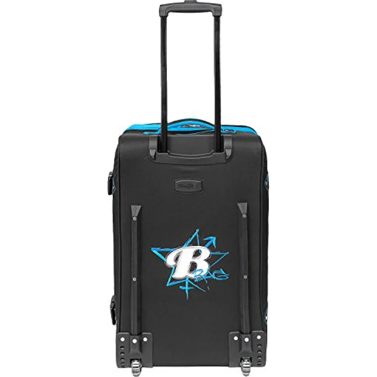 BoGi Bag Reisetasche Rollkoffer, 72 cm, 85 L, mit stabilen Skaterrollen, Blau/Schwarz – Bild 3