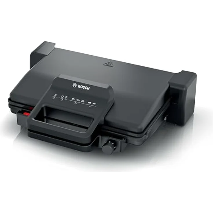 BOSCH Kontaktgrill Sandwichmaker BOSCH TCG3323 Schwarz 2000 W, 2000 W, Programmierbarer Thermostat, Antihaftversiegelung – Bild 2