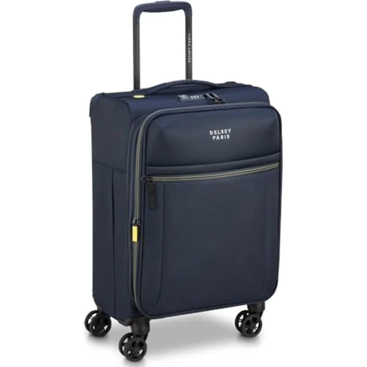Delsey Paris Brochant 3, Kabinentrolley 55 cm mit 4 Rollen, blau, 100% Polyester – Bild 2