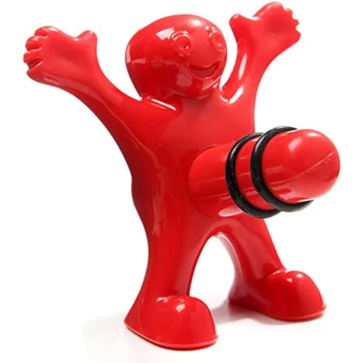 MikaMax Happy Men Set, Weinöffner Geschenkset, Flaschenöffner, Weinflaschen-Korkenzieher, Bierflaschenöffner, 8 cm Groß, Lustige Barzubehör Männer – Bild 4