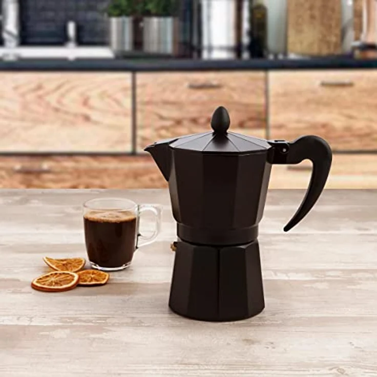 Quid Espressokocher Black Coffee für Induktion 3 Tassen – Bild 3