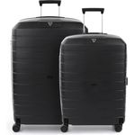 Roncato, Koffer, Box 4.0 4 Rollen Kofferset 2-teilig, (118 l, XL) – Strapazierfähiges Polypropylen, TSA-Schlösser, erweiterbares Volumen, dezentes Logo