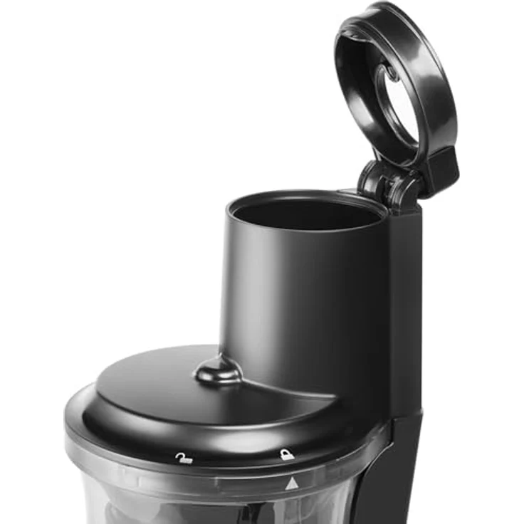 nutribullet NBJ500 Slow Juicer, Kaltentsafter mit 1,8 L Fruchtfleischbehälter, schwarzer Edelstahl, leiser Motor für effiziente Saftgewinnung – Bild 5