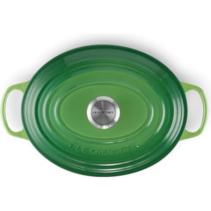 Le Creuset Signature Bräter, oval, 29 cm, bamboo green – Bild 5