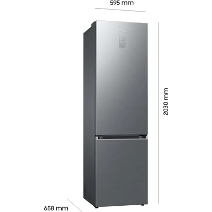 Samsung RL38C776ASR/EG Kühl-Gefrierkombination, freistehend, edelstahl, AI-Energy Mode (Smart Things), Höhe 203 cm, Energieklasse A – Bild 4