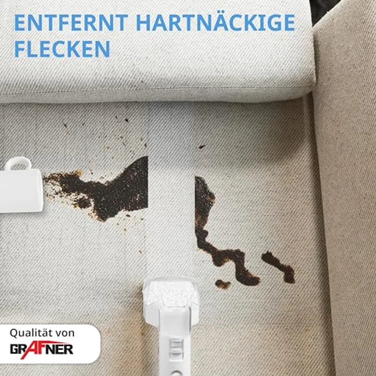 "Grafner Wasch-Sauger mobiler Waschsauger 450 Watt mit Lanze & Saugwischer, beutellos, 450 W, weiß" – Bild 2