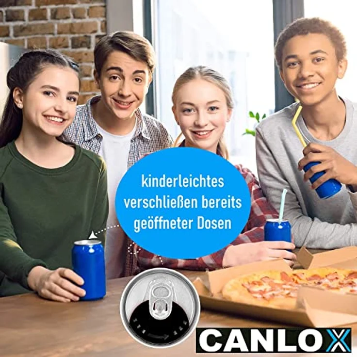 CANLOX Getränkedosen Verschlusskappen Dosen Verschließer Verschluss – Bild 2