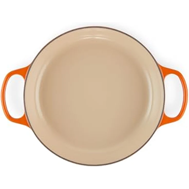 Le Creuset Signature Gusseisen Gourmet-Profitopf, Rund, Ø 26 cm, 2 l, Für alle Herdarten inkl. Induktion geeignet, Ofenrot – Bild 3