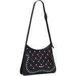 Desigual Yankee Manaos, Handtasche in Schwarz mit verstellbarem Riemen und zahlreichen Fächern