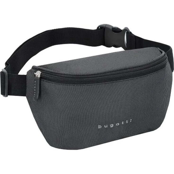 bugatti Lima Gürteltasche, anthrazit, 20 cm x 6 cm x 14 cm, 100% Polyester