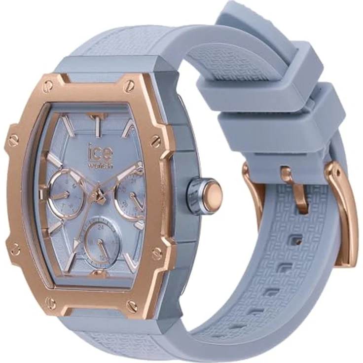 Ice-Watch Multifunktionsuhr ICE boliday - Alu - Small - MT, Damenuhr mit Quarzuhr, analog, Datum und 12/24-Stunden-Anzeige - Blau – Bild 3