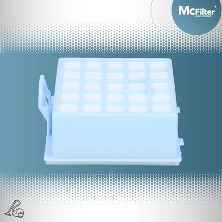 McFilter Filter-Set Hepafilter + Motorfilter für Siemens Synchropower Serie VS06, VS06A, VS06B, VS06C, VS06G, VS06A111, VSZ31455 – Bild 7