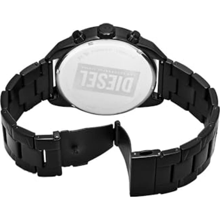 Diesel Chronograph SPIKED DZ4691, Armbanduhr aus Edelstahl mit analogem Zifferblatt und Datum отображение – Bild 6