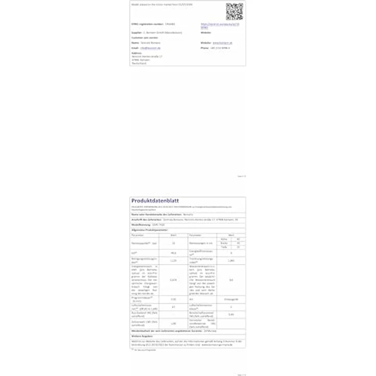 Bomann® Geschirrspüler GSPE 7420 VI, 45 cm vollintegrierbar für 10 Maßgedecke, 5 Programme, Programm-Startvorwahl 1-24 h, automatischer Türöffner, silbergraue Geschirrkörbe – Bild 8